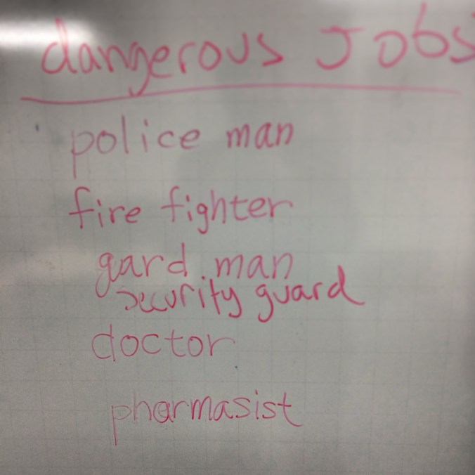 Two of these dangerous jobs are not like the other.