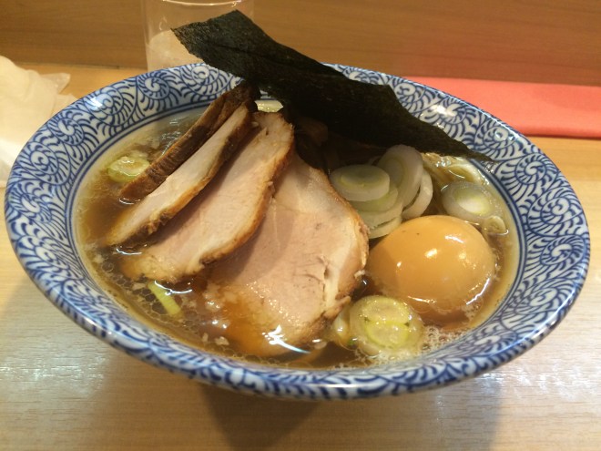 In case the sodium-laden broth or pork didn't raise your cholesterol, the egg'll do you in.